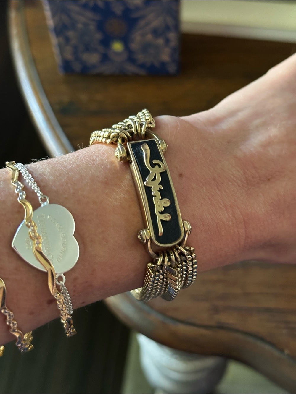 Henri Bendel Gold-Tone Multi-Chain Bracelet